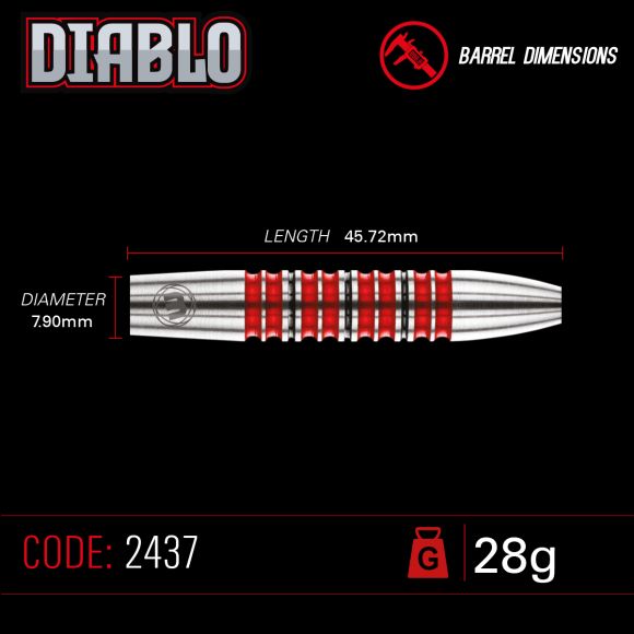 Winmau Diablo 90% Tungsten Darts
